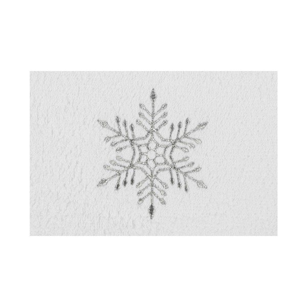 Christmas Snowflake White fürdőlepedő, 30 x 50 cm - Kate Louise-image-1