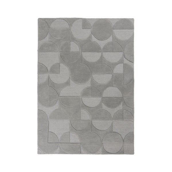 Gigi szürke gyapjú szőnyeg, 200 x 290 cm - Flair Rugs