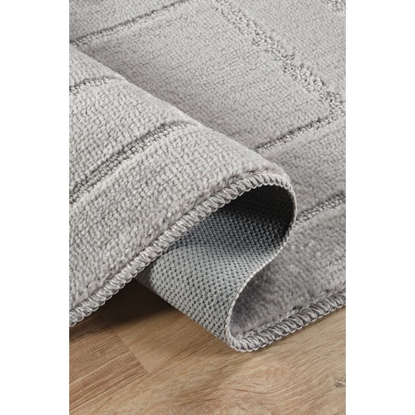 Világosszürke fürdőszobai kilépő szett 2 db-os 50x80 cm Cerceve – Foutastic-image-2