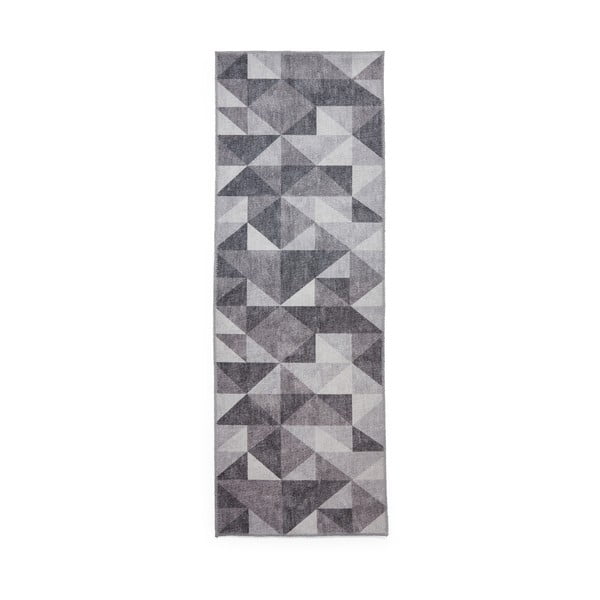 Szürke mosható futószőnyeg 76x230 cm Coral Grey – Think Rugs