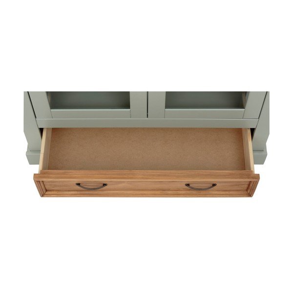 Világoszöld borovi fenyő tálalószekrény 100x120 cm Selma – Støraa-image-4