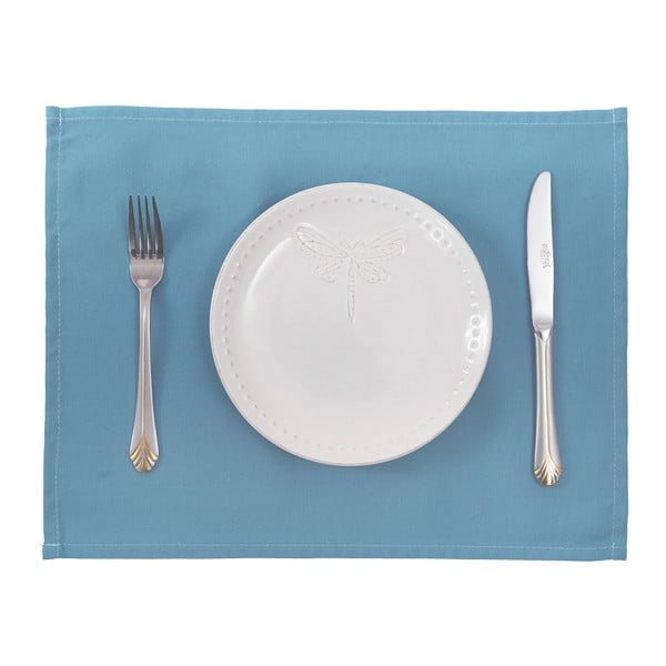 Ocean kék tányéralátét szett, 2 darab, 45 x 33 cm - Apolena