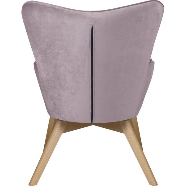 Levendula színű bársony fotel Niko – Ropez-image-4