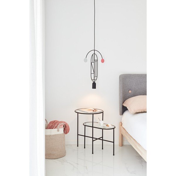 Nix fekete tárolóasztal üveg asztallappal - Teulat-image-4