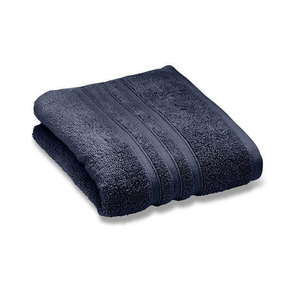 Sötétkék frottír pamut törölköző 50x85 cm Zero Twist – Catherine Lansfield