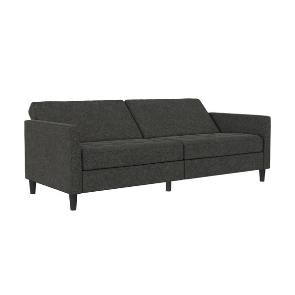Sötétszürke bársony kanapé 207 cm Presley – Støraa-image-3