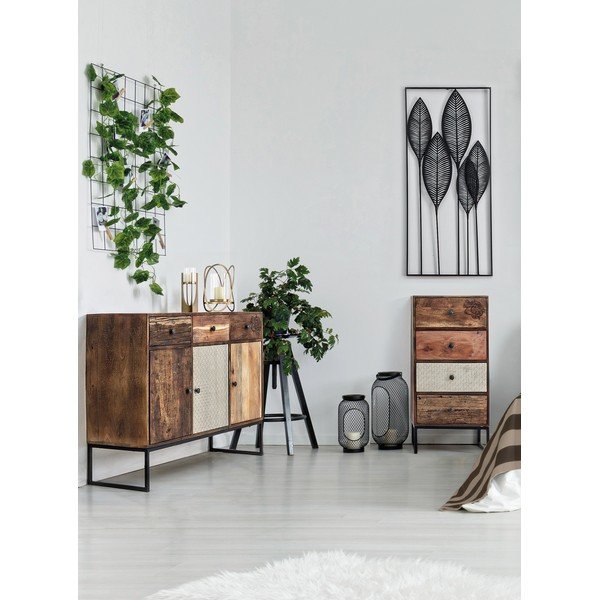 Fém fali dekoráció 61x135 cm Adhira – Bizzotto-image-3