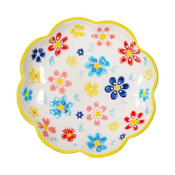 Dekoratív tálca 12x12 cm Folk Floral – Sass & Belle