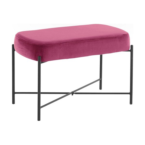 Rózsaszín bársony pad Berry - Støraa-image-1