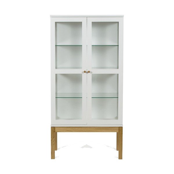 AbbeyWood fehér könyvespolc/tálalószekrény - Woodman-image-2