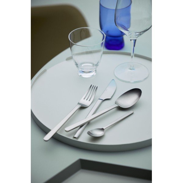 Ezüstszínű rozsdamentes acél evőeszköz készlet 16 db-os Norm – Gense-image-1