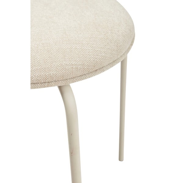 Stol fehér fém ülőke - Hübsch-image-2