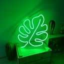 Leaf zöld világító fali dekoráció, 30 x 40 cm - Candy Shock
