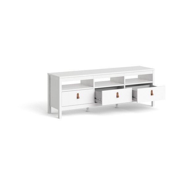 Fehér TV-állvány 151x54 cm Madrid – Tvilum-image-3
