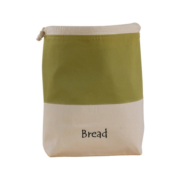 Bread zöld-fehér pamut kenyértartó - Furniteam