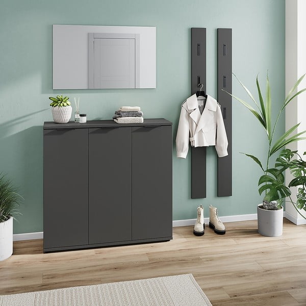 Antracitszürke előszoba bútor Stanton – Germania-image-1
