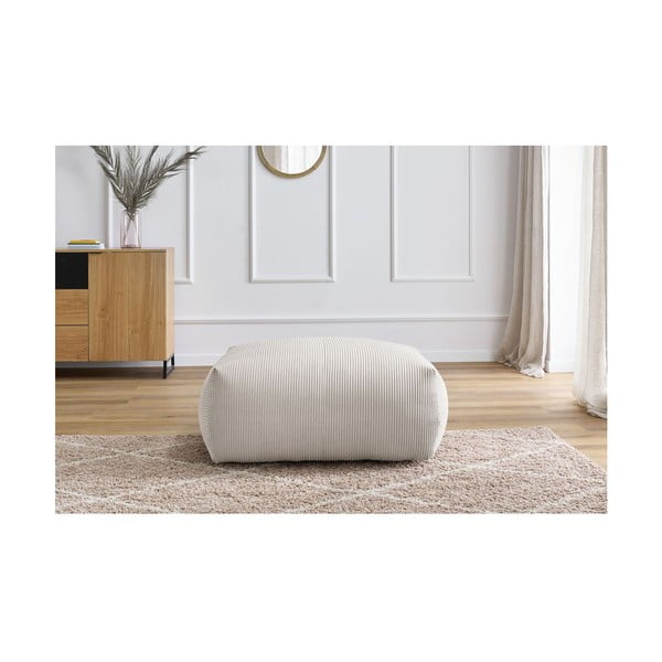 Krémszínű kordbársony lábtartó Voltaire – Bobochic Paris-image-1