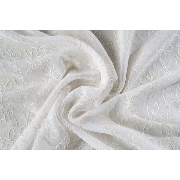Krémszínű átlátszó függöny 300x260 cm Urma – Mendola Fabrics