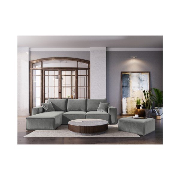 Florida szürke puff, 65 x 65 cm - Cosmopolitan Design-image-3