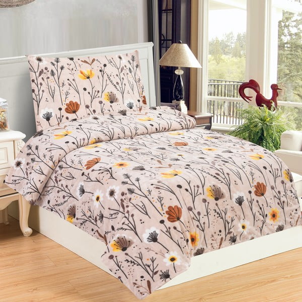 Egyszemélyes mikroplüss ágyneműhuzat 140x200 cm Valentina – My House