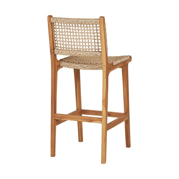 Natúr színű teakfa bárszék (ülésmagasság 60 cm) Derby – House Nordic-image-2