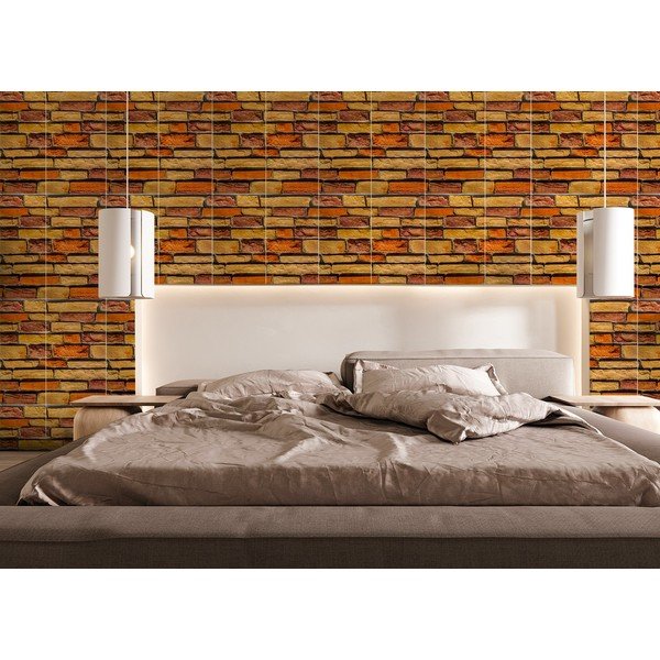 Fali öntapadós panel szett 6 db-os 30x60 cm Brick Wall – SP TREND-image-2