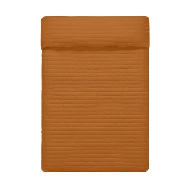 Narancssárga-bézs pamut steppelt ágytakaró 180x260 cm Dash – Happy Friday-image-2