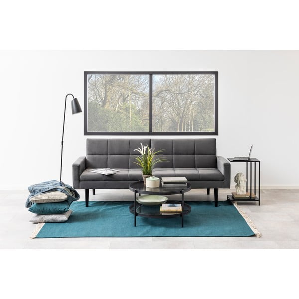 Kerek dohányzóasztal üveg asztallappal ø 79 cm Bayonne - Actona-image-3