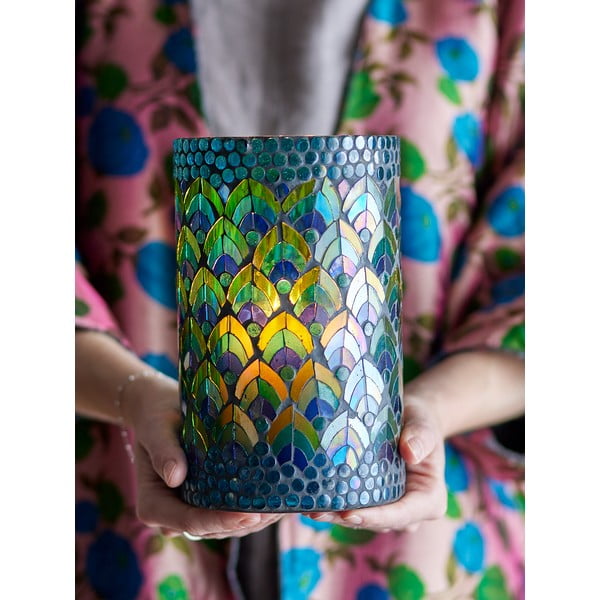 Üveg gyertyatartó teamécseshez Kali – Bloomingville-image-1