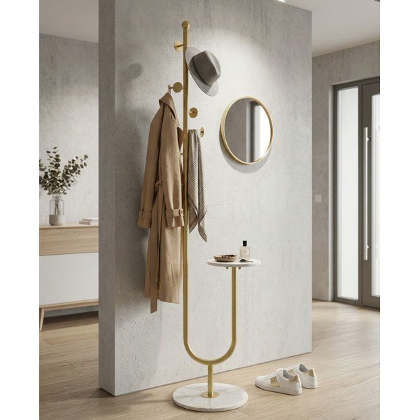 Aranyszínű fém fogas 40x176 cm – Mauro Ferretti-image-1