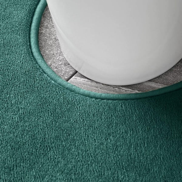 Zöld memóriahab fürdőszobai kilépő szett WC-hez 2 db-os  50x80 cm Anti-Bacterial – Catherine Lansfield-image-4