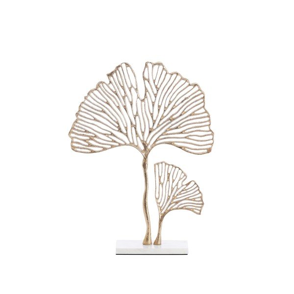 Fém szobor (magasság 48 cm) Leaf – Light & Living-image-3