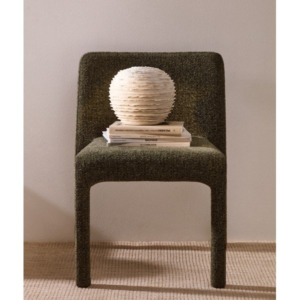 Krémszínű kerámia kézzel készített váza (magasság 21 cm) Evania – Kave Home-image-2