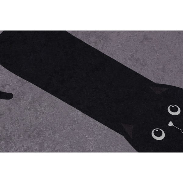 Fekete-szürke fürdőszobai kilépő szett 2 db-os 60x100 cm Comfort – Foutastic-image-1