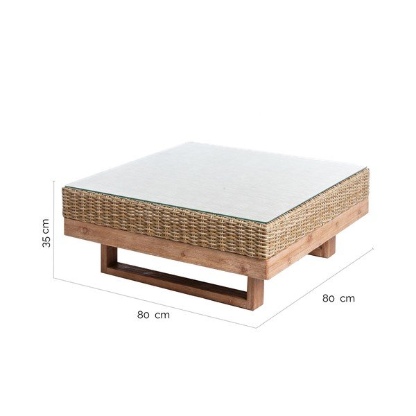 Műrattan kerti tárolóasztal 80x80 cm Patsy – LDK Garden-image-4