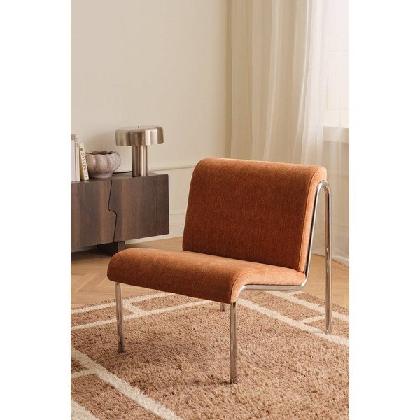 Konyakbarna zsenília fotel Twice – Ellos Home-image-1