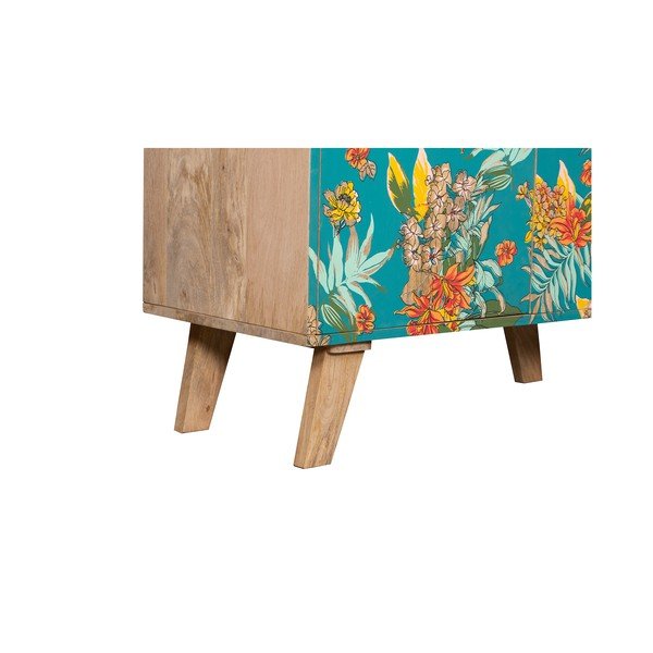 Türkiz-natúr színű szekrény 90x85x40 cm Reipur – Interia Home & Living-image-4