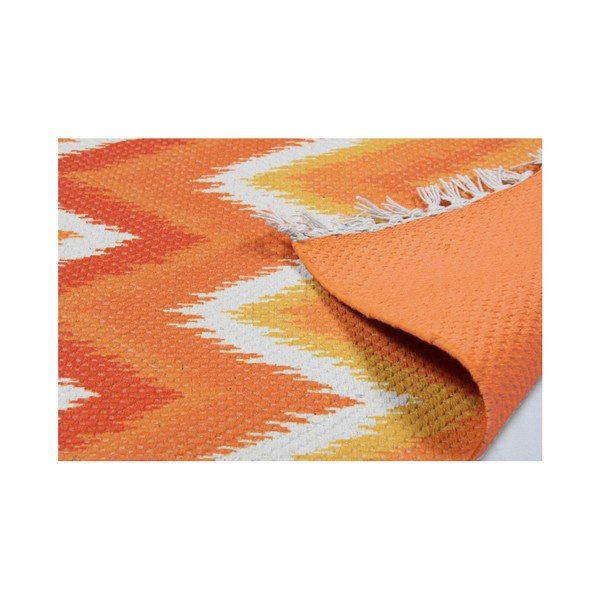 Eco Rugs Tribe narancssárga szőnyeg, 80 x 150 cm-image-3