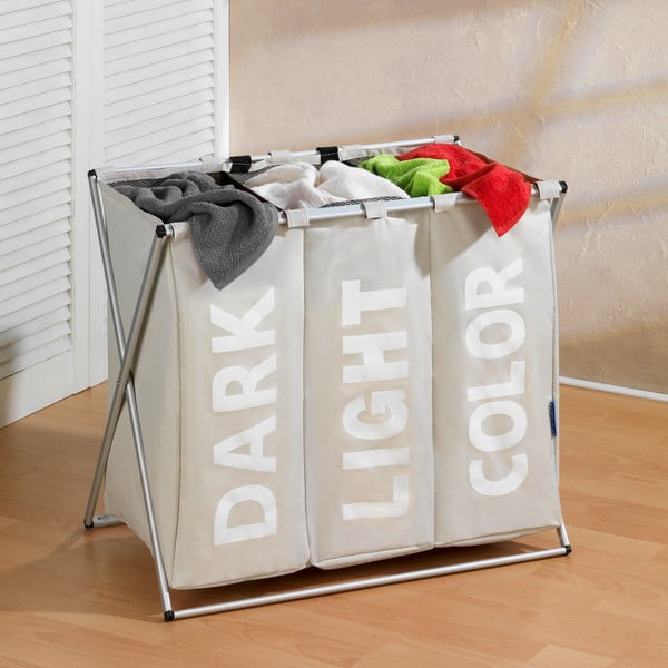 Trio bézs szennyestartó, 130 l - Wenko-image-1