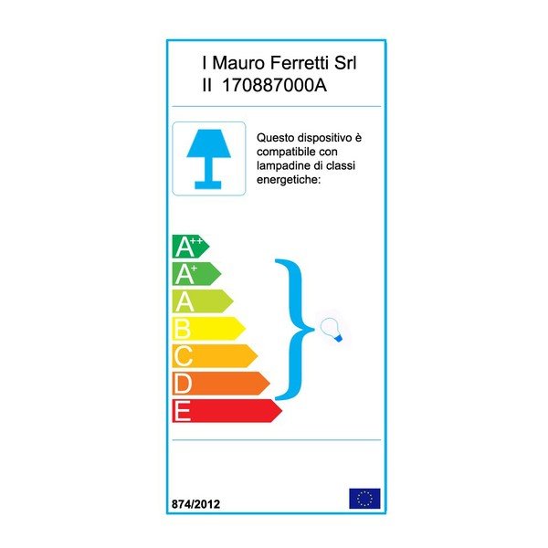 Hang narancssárga asztali lámpa - Mauro Ferretti-image-3