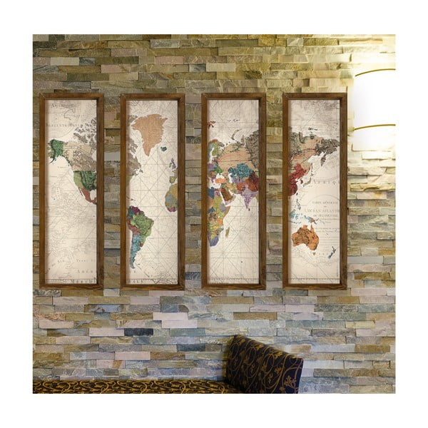 World többrészes kép, 19 x 70 cm
