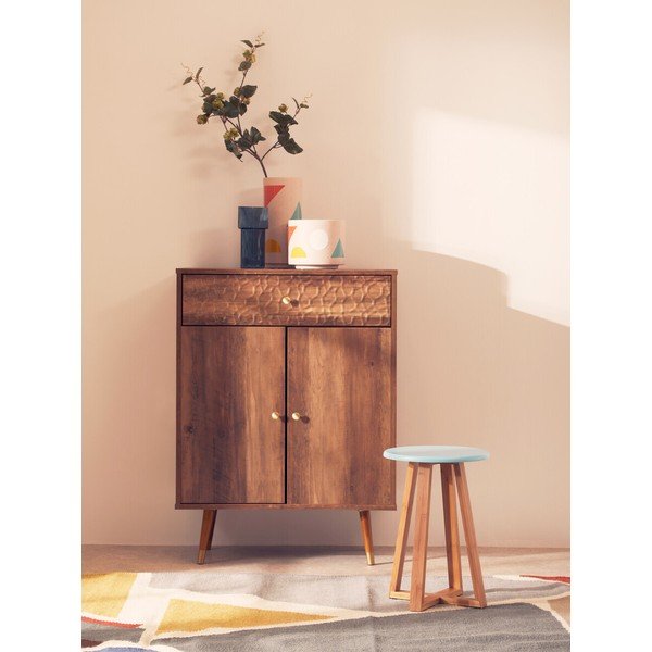 Sötét natúr színű komód 70x94x35 cm Frida – Premier Housewares-image-1