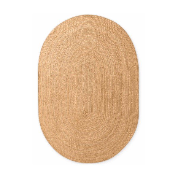 Natúr színű kétoldalas-kézi szövésű juta szőnyeg 160x230 cm Braided – Hanse Home-image-4