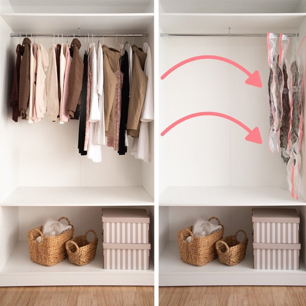 Vákuumzsák készlet 4 db-os Hanging Vacuum M/L – Compactor-image-1