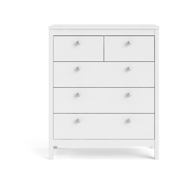 Fehér magas komód 82x99 cm Madrid – Tvilum-image-2