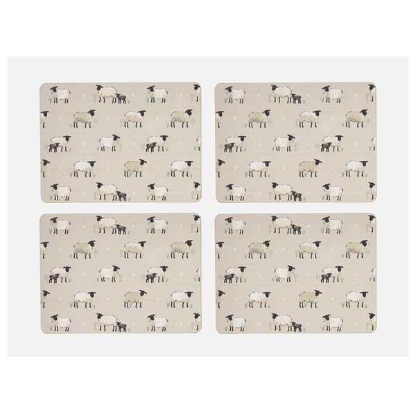 Parafa tányéralátét szett 4 db-os 21,5x29 cm Highland Sheep – Cooksmart ®