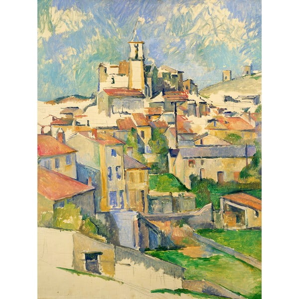 Reprodukciós kép 50x70 cm Gardanne, Paul Cézanne – Fedkolor