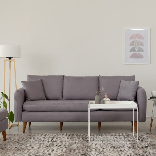 Szürke kanapé 215 cm Sofia – Balcab Home-image-4