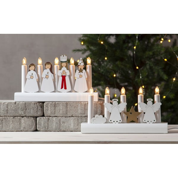 Fehér karácsonyi fénydekoráció Julia – Star Trading-image-2