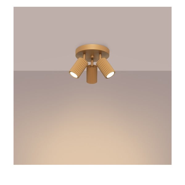 Aranyszínű spotlámpa Gleam – Sollux-image-2